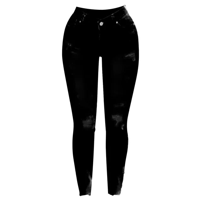 Lifting slim fit Denim Jeans met Hoge Taille