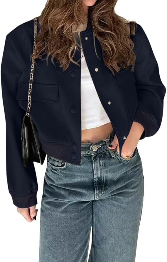 Leuke korte dames bomberjack