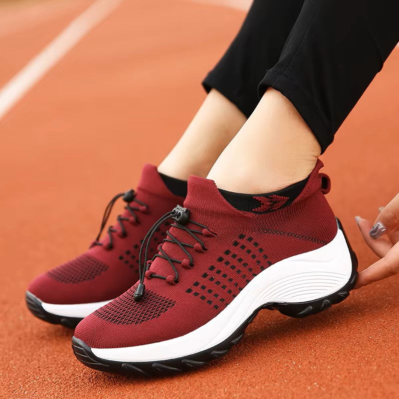 Dikke Platform zeer Ademende Elastische non slip sneaker