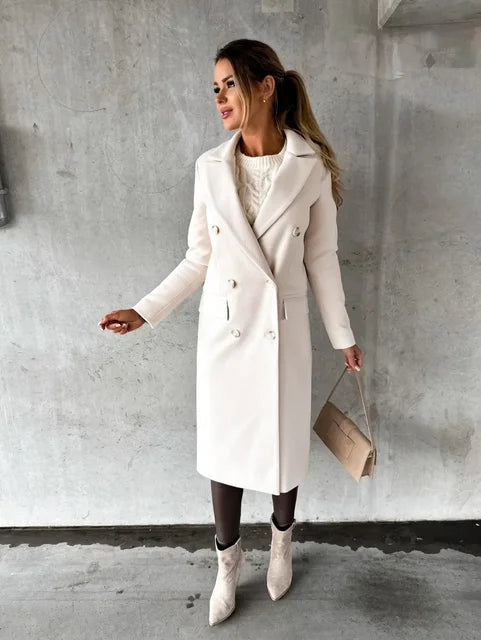 Women’s Autumn/Winter Woolen Trench Coat