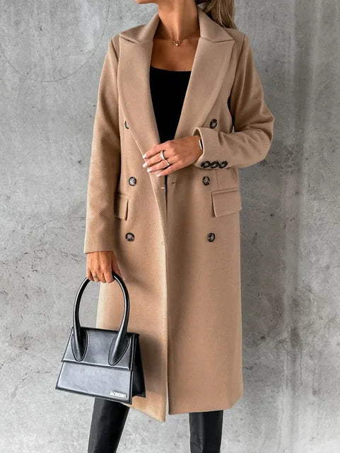 Women’s Autumn/Winter Woolen Trench Coat