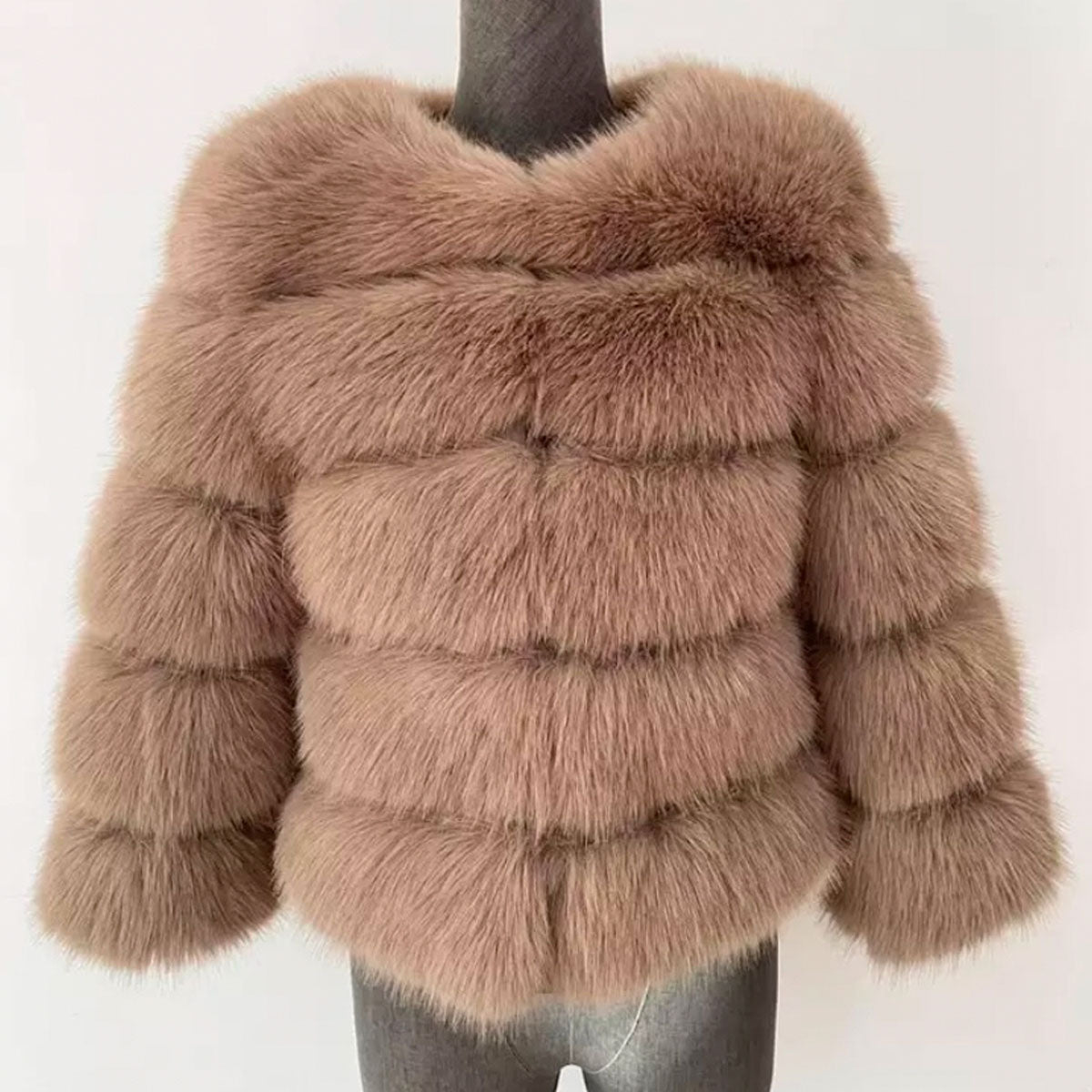 Fluffy vinterfrakk for kvinner - Stilig og komfortabel