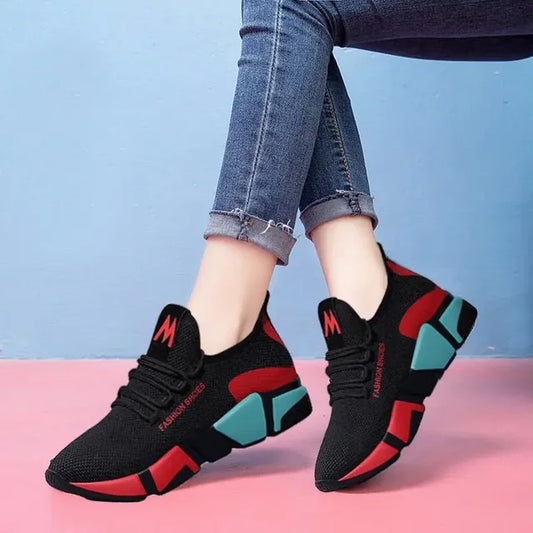 nieuwe comfortabele damesschoenen  lichtgewicht sportschoenen met veters