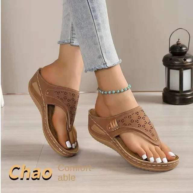 Zomer PU lederen ligtgewicht Flip Flops